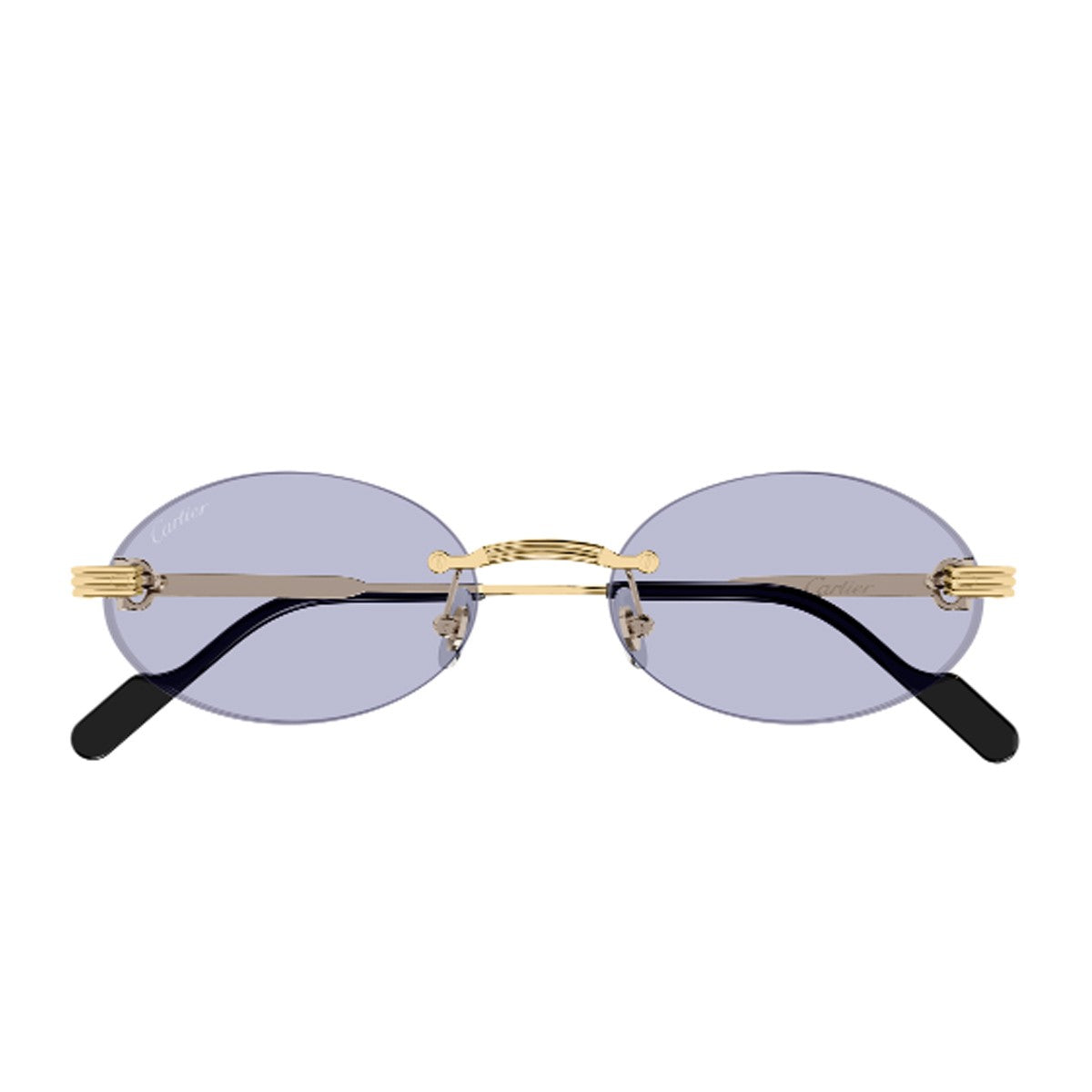 Cartier Ct0615s Linea Première De Gold / Light Violet Metallo Sunglasses