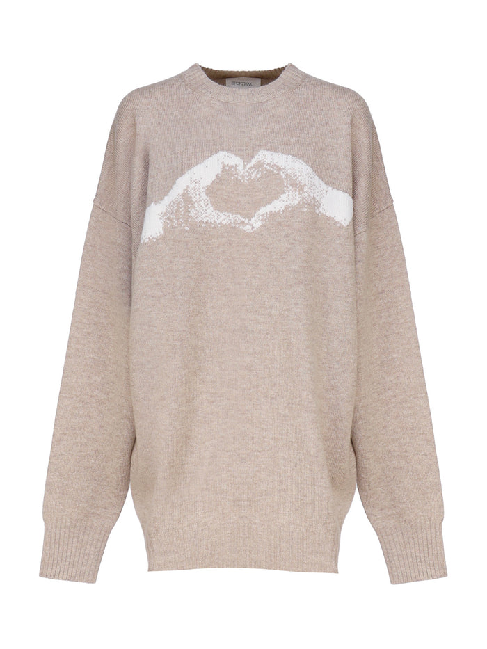 Sportmax Dresses Beige Wool