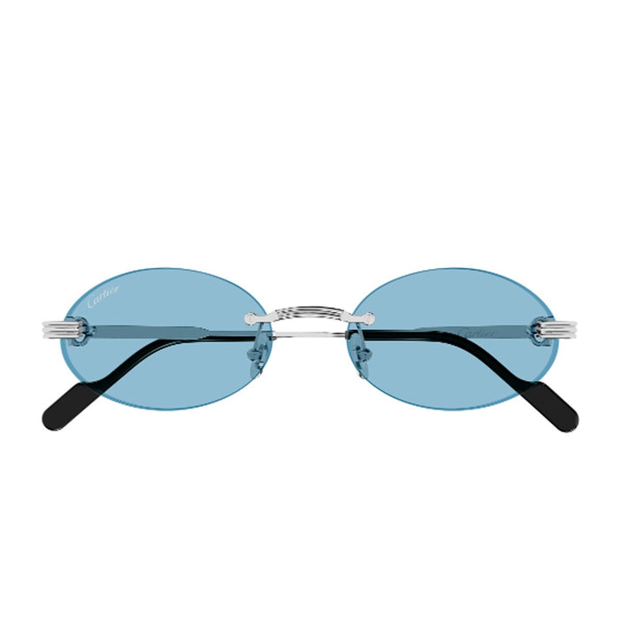 Cartier Ct0615s Linea Première De Silver Metallo Sunglasses