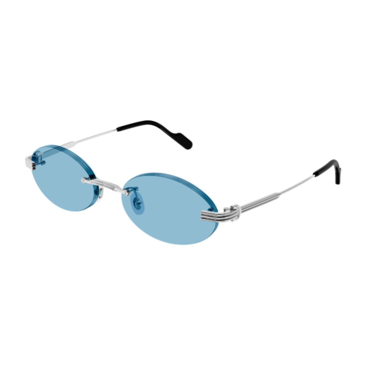 Cartier Ct0615s Linea Première De Silver Metallo Sunglasses