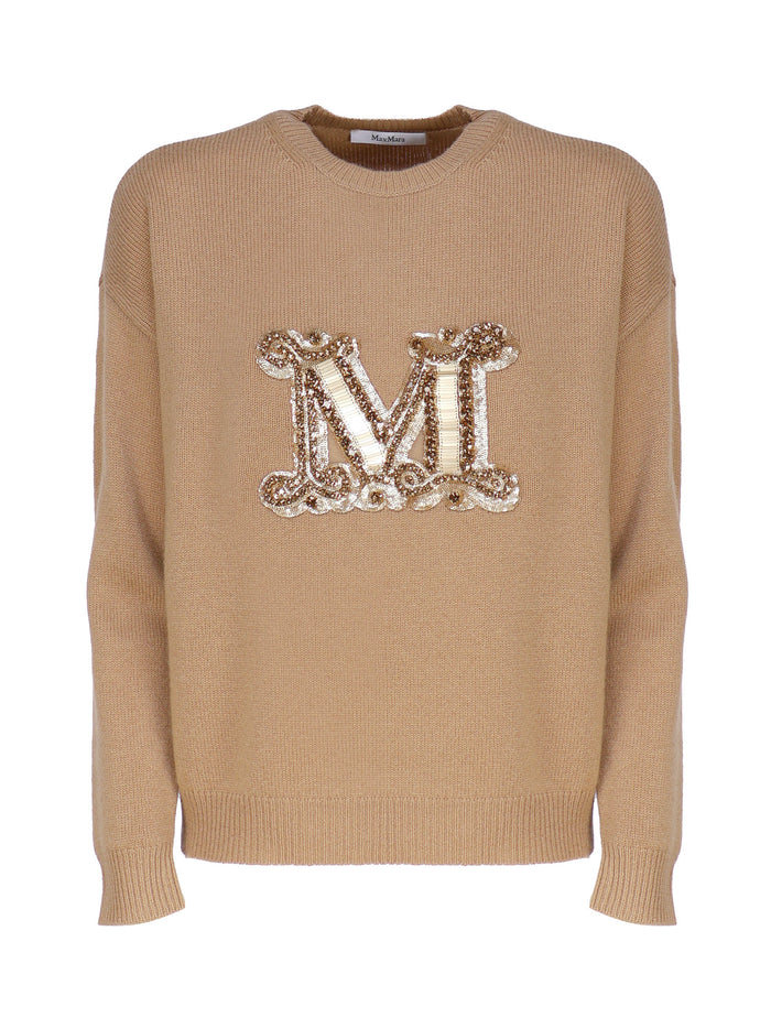 Max Mara Top Brown Wool