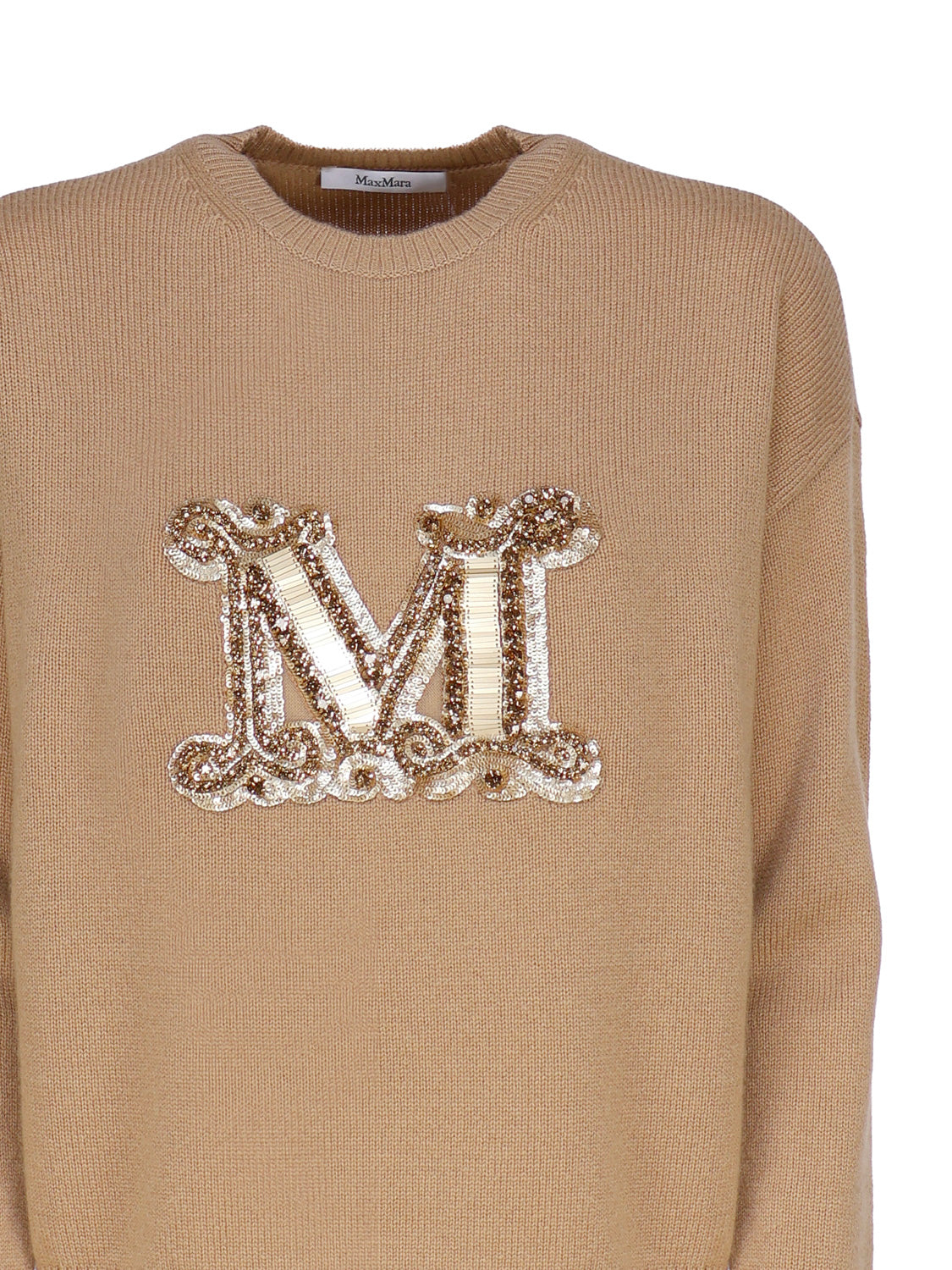 Max Mara Top Brown Wool