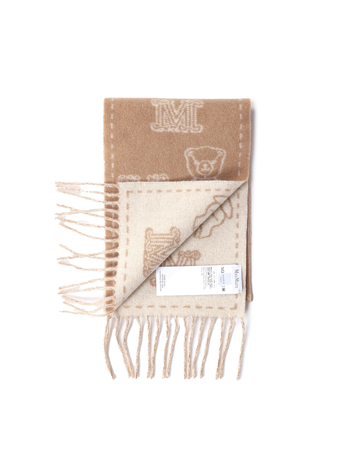 Max Mara Scarfs Brown Cashmere
