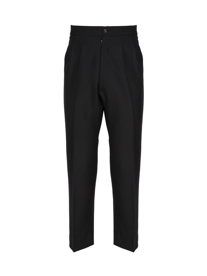 Maison Margiela Trousers Black Wool
