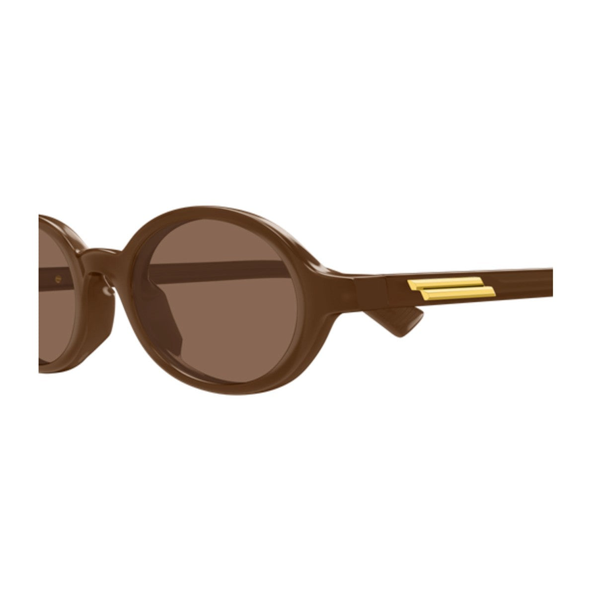 Bottega Veneta Bv1388s Linea Ribbon Brown Acetato Riciclato Sunglasses