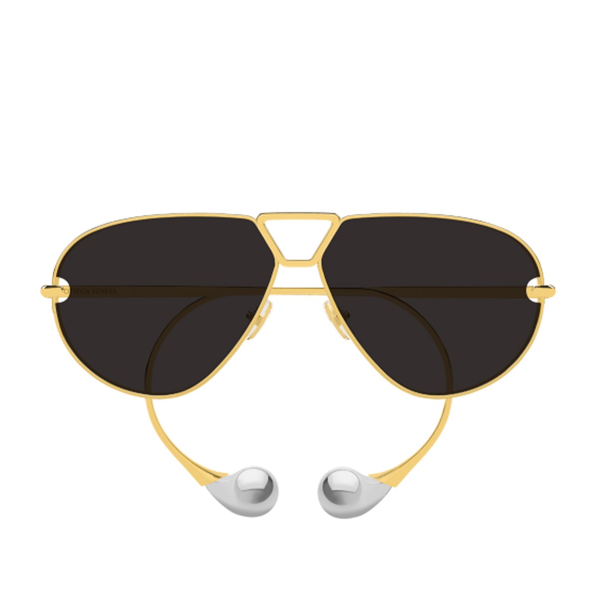 Bottega Veneta Bv1437s Aviator Drop Gold Metallo Sunglasses