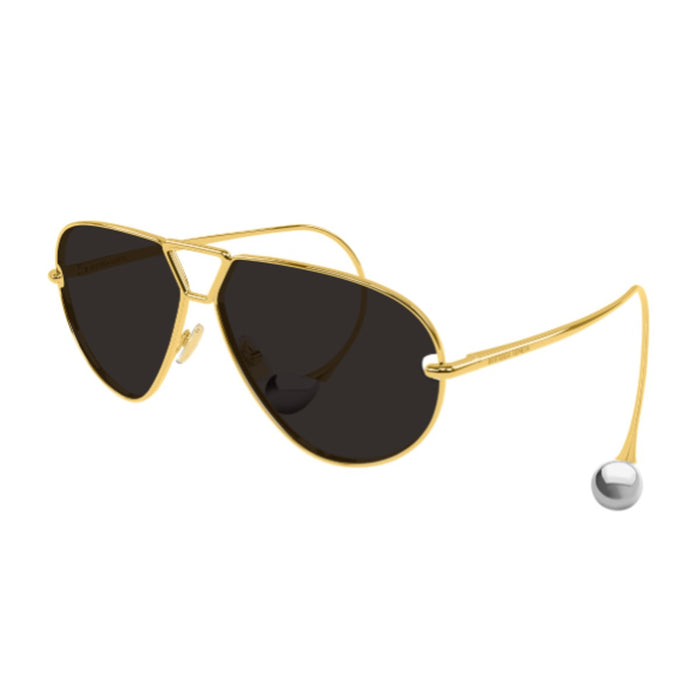 Bottega Veneta Bv1437s Aviator Drop Gold Metallo Sunglasses