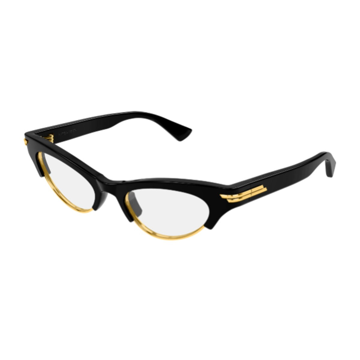 Bottega Veneta Bv1431s Linea Ribbon Black Acetato/metallo Optical Frames
