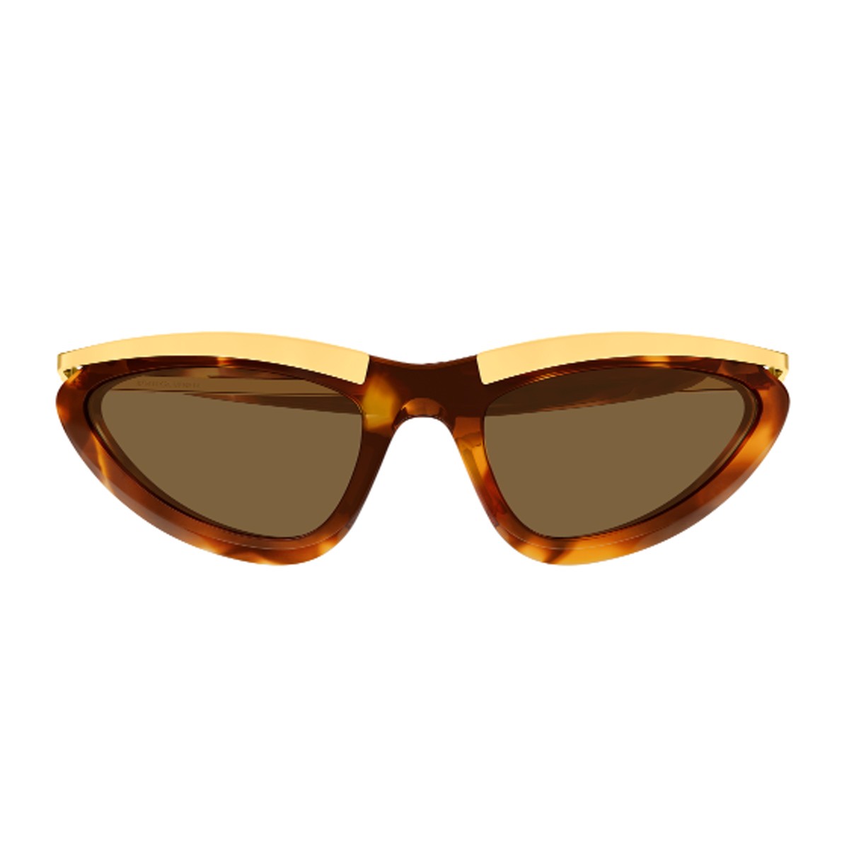 Bottega Veneta Bv1477s 003 Linea Signature Icon Havana Acetato/metallo Sunglasses