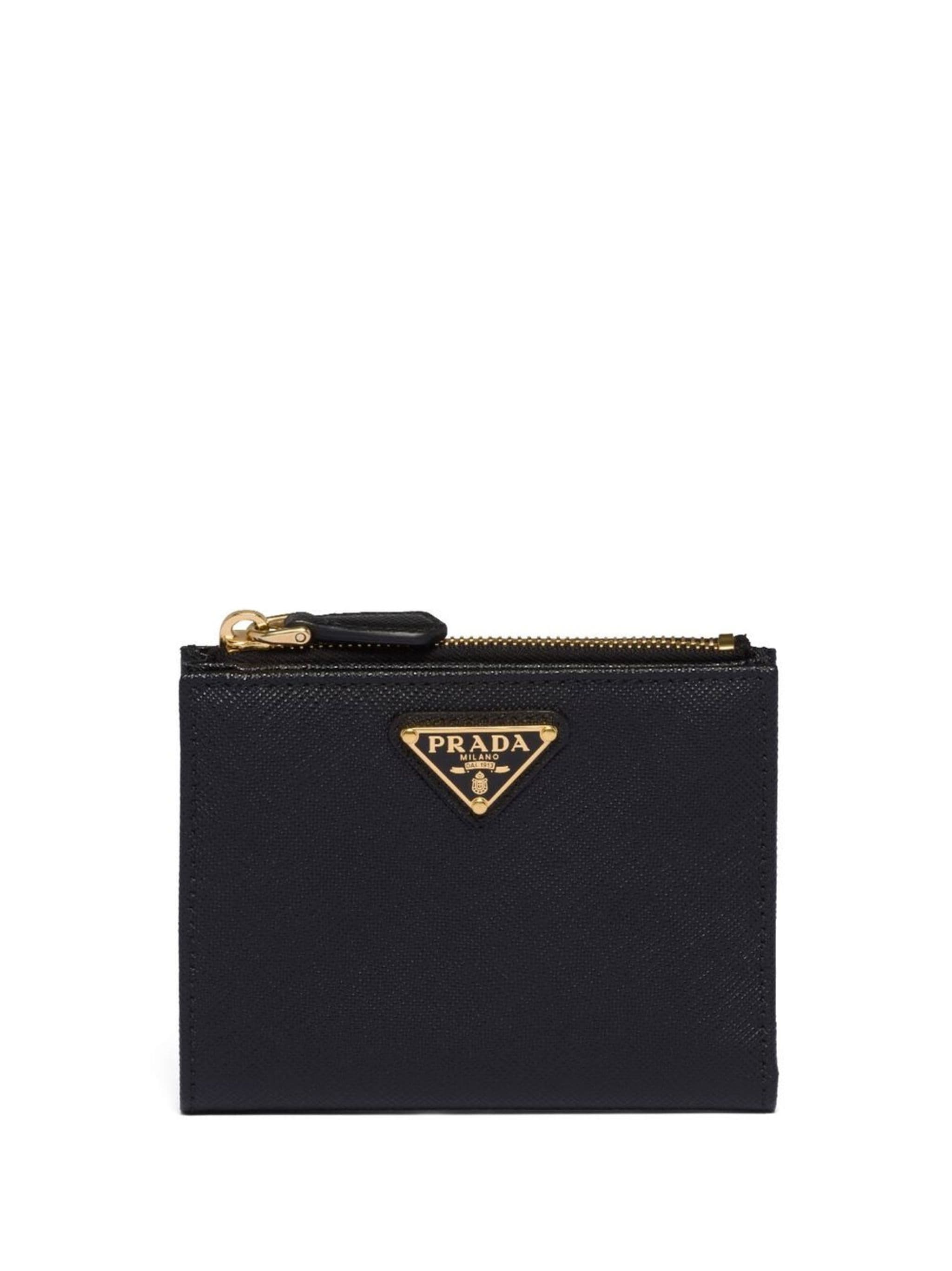 Portafoglio Piccolo In Saffiano Black Leather |
