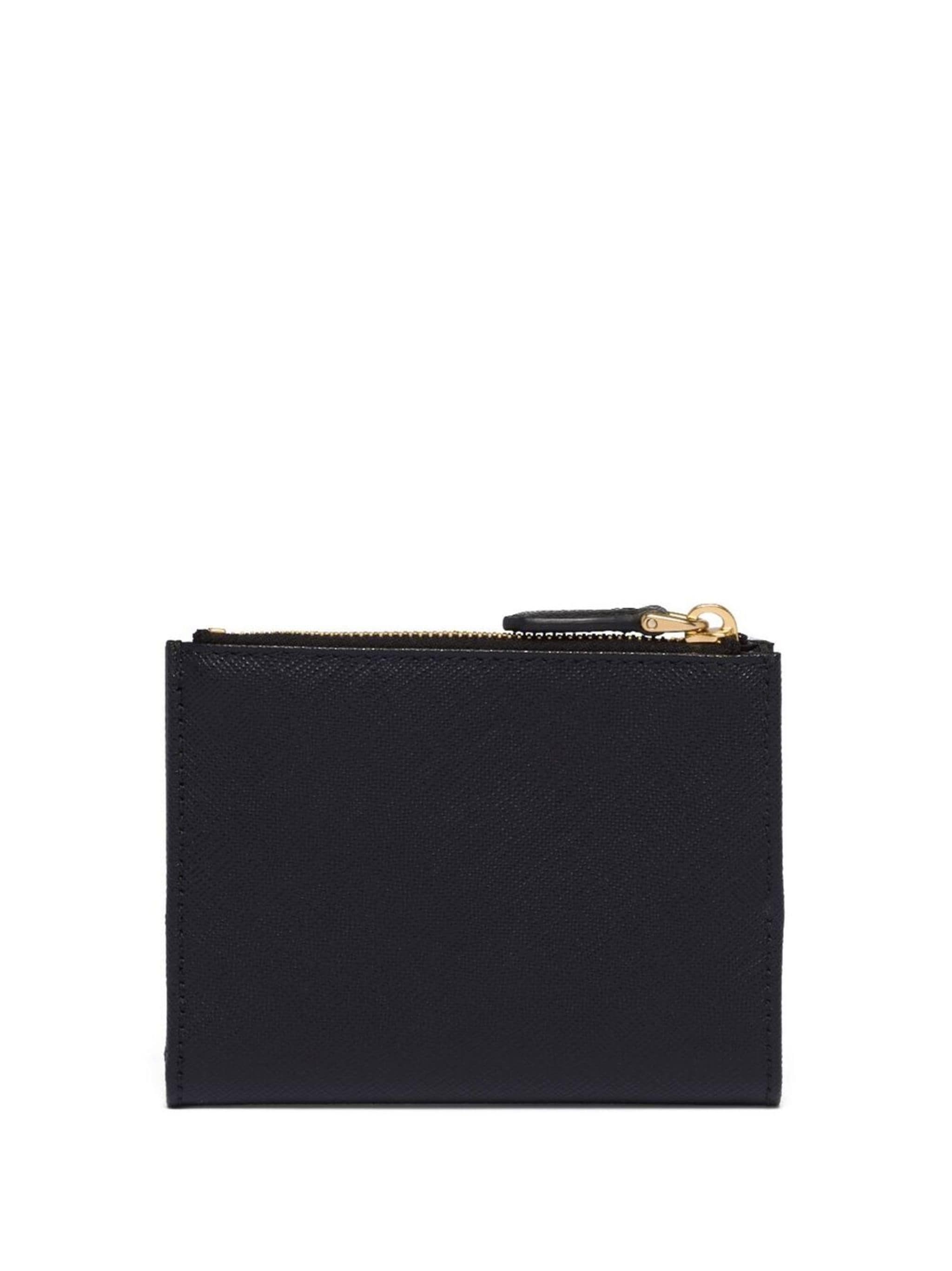 Portafoglio Piccolo In Saffiano Black Leather |