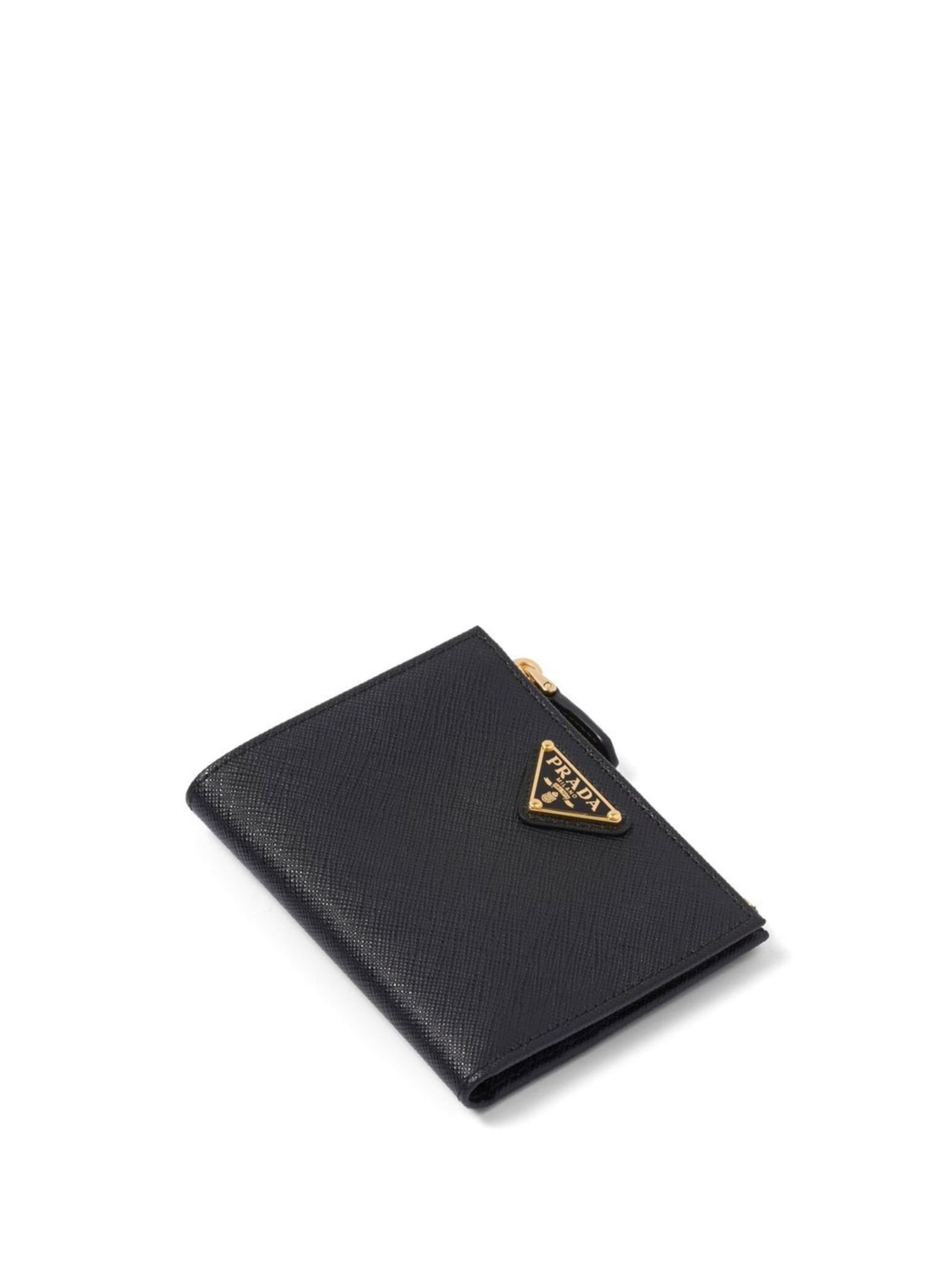 Portafoglio Piccolo In Saffiano Black Leather |