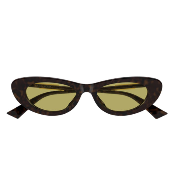 Bottega Veneta Bv1447s Linea Ribbon Havana Acetato Riciclato Sunglasses