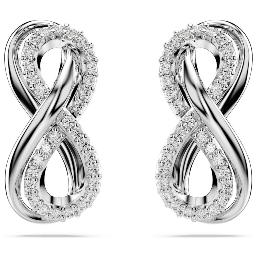 Preloved - Swarovski Womens Hyperbola White Crystal Earring 5689648 One Color Earrings