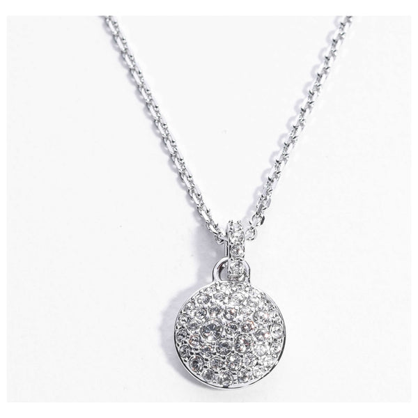 Preloved - Swarovski Womens Sublima White Crystal Necklace 5689708 One Color Necklaces & Pendants