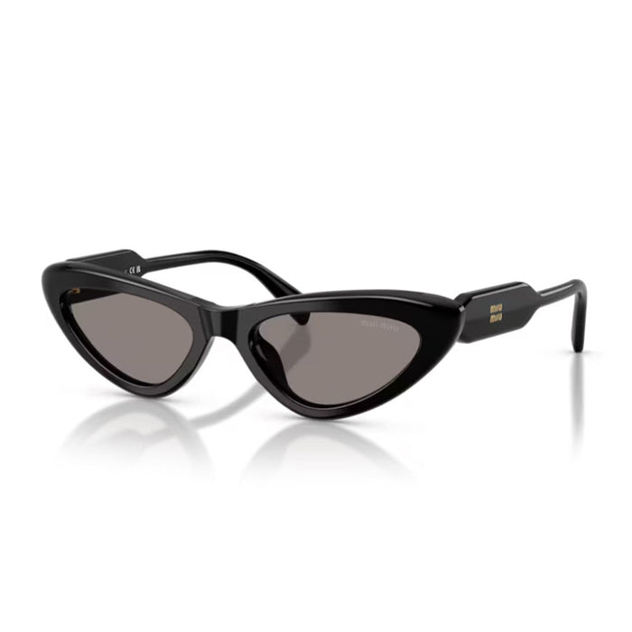 Miu B11su Vertical Logo Black Acetato Sunglasses