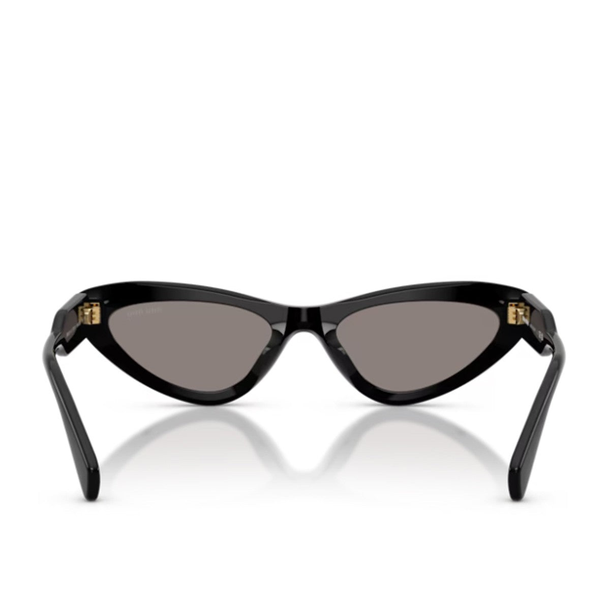 Miu B11su Vertical Logo Black Acetato Sunglasses