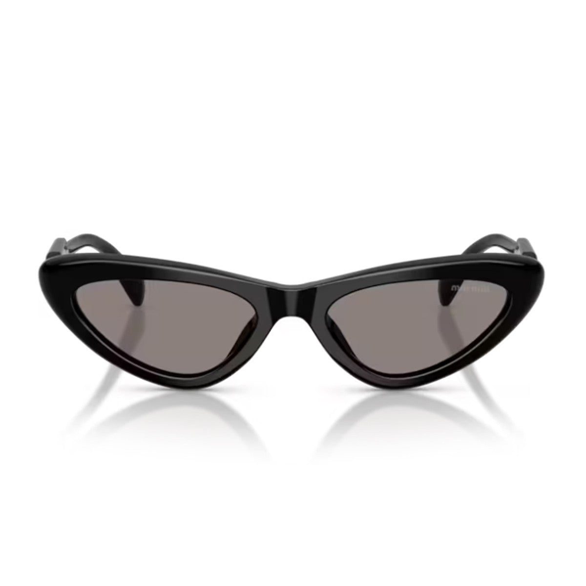 Miu B11su Vertical Logo Black Acetato Sunglasses