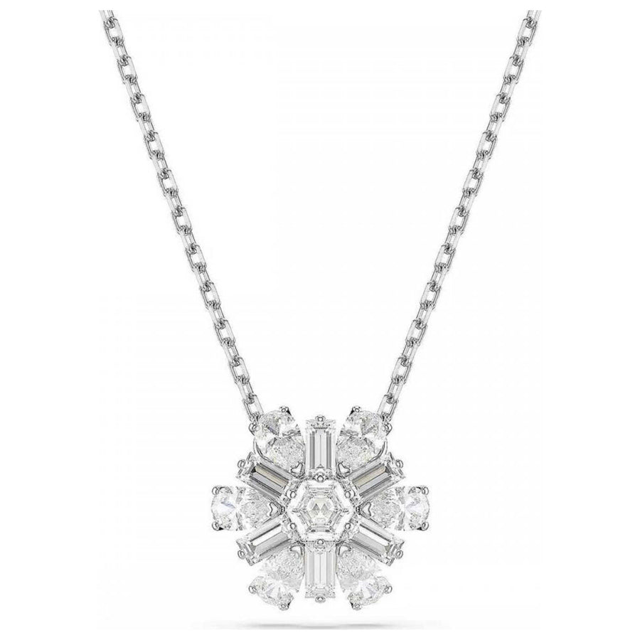 Preloved - Swarovski Womens Idyllia White Crystal Necklace 5691484 One Color Necklaces & Pendants