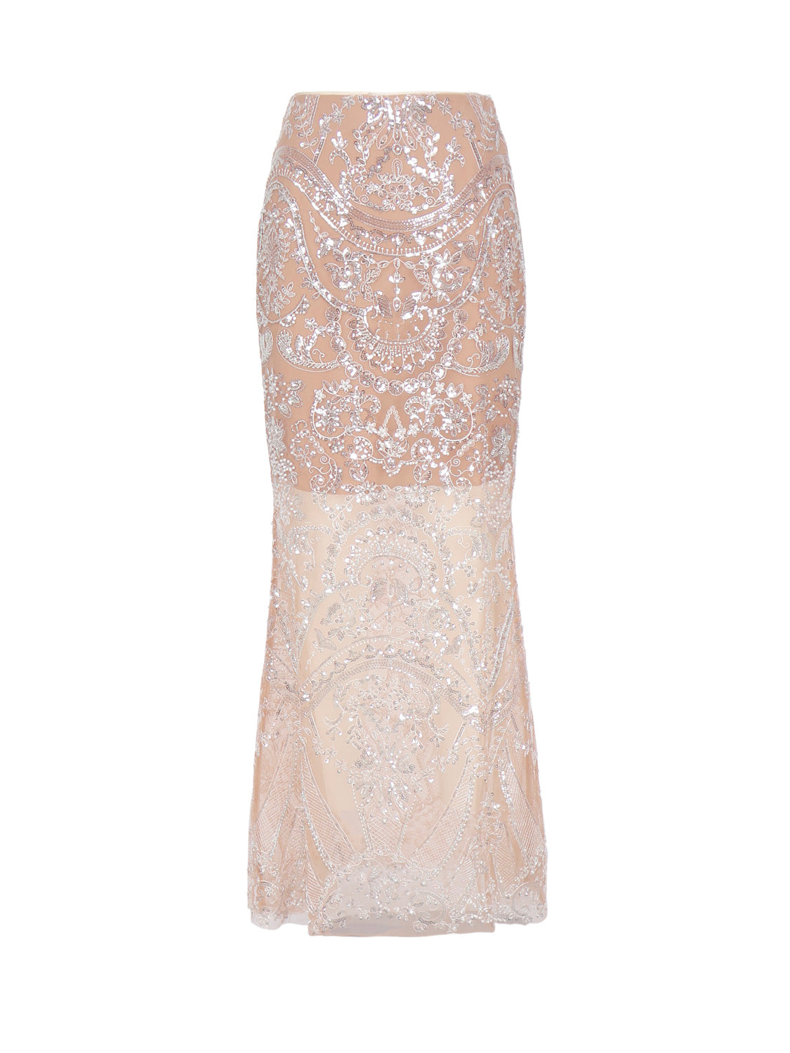Self-Portrait Skirts Nude Polyester