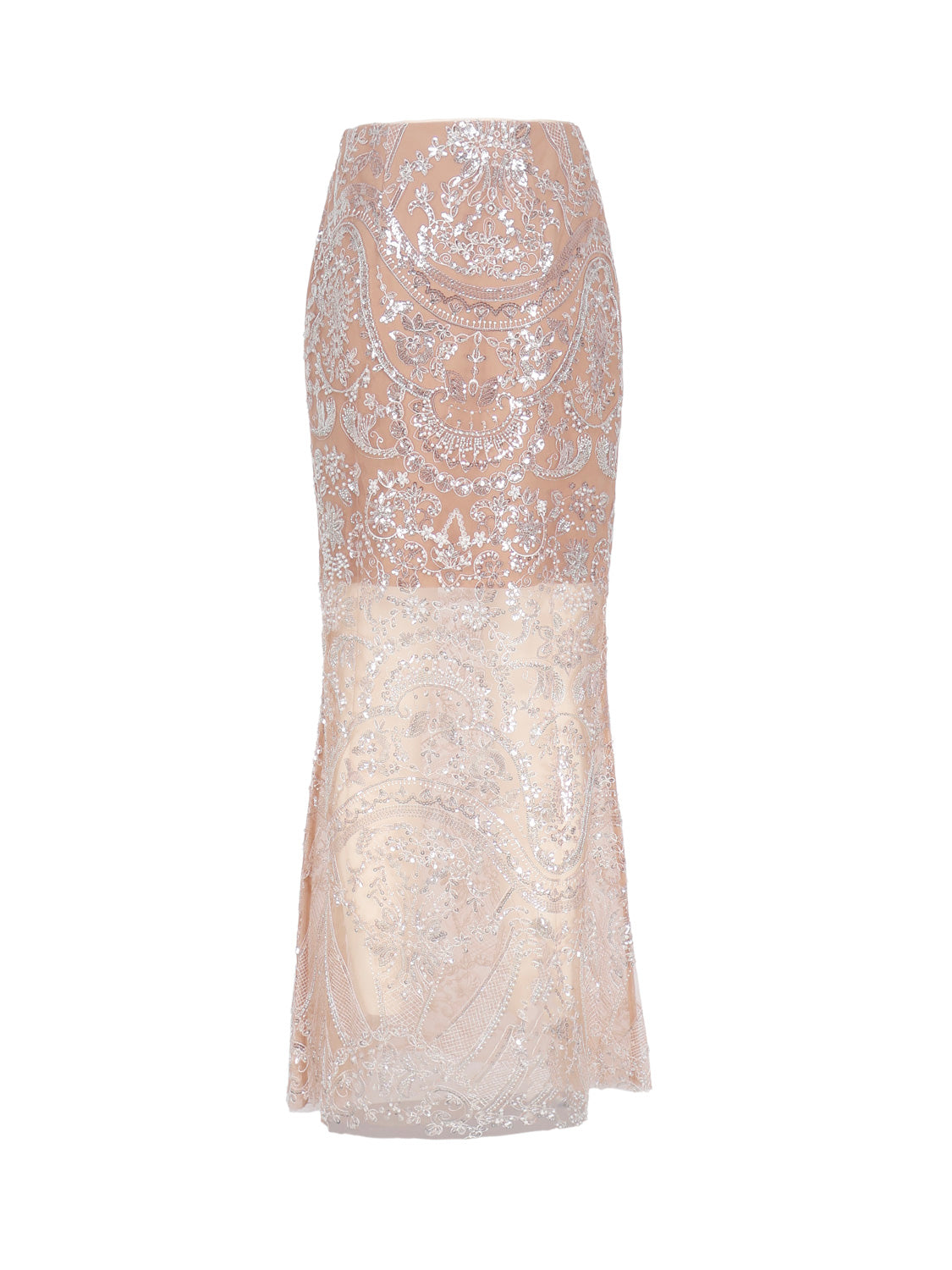 Self-Portrait Skirts Nude Polyester