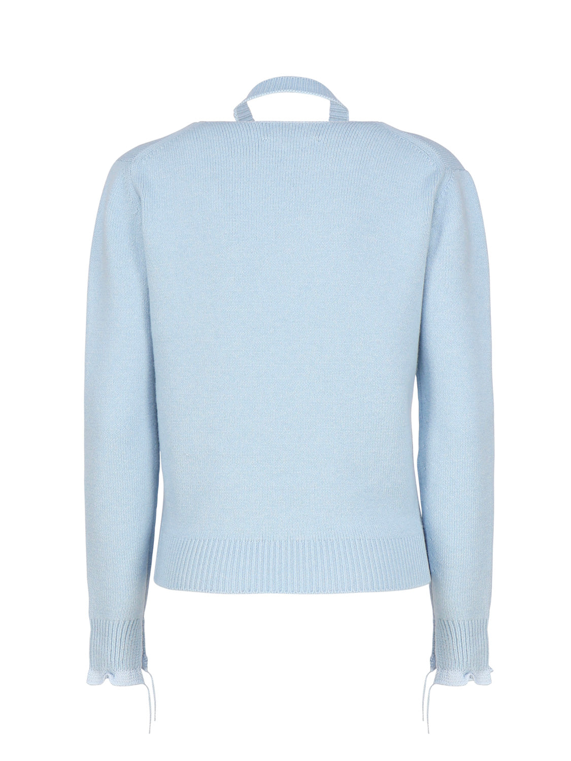 Fendi Sweaters Blue Cashmere