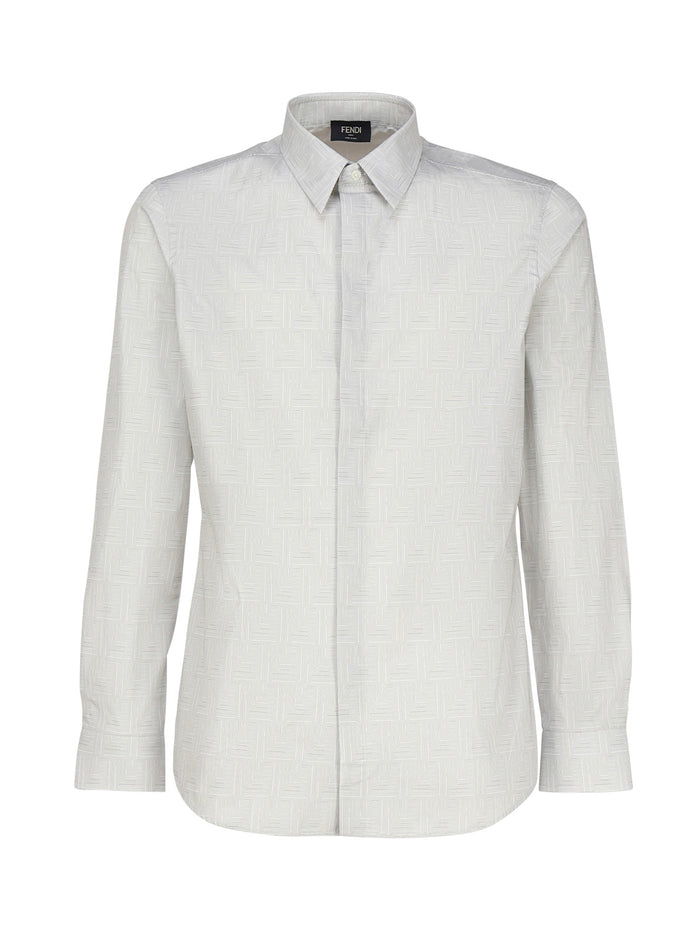 Fendi Shirts Beige Cotton