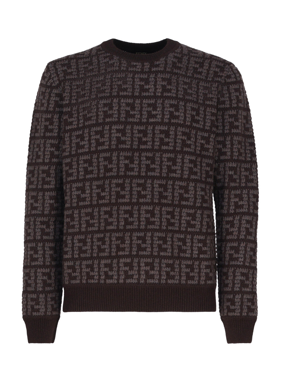 Fendi Sweaters Brown Cashmere