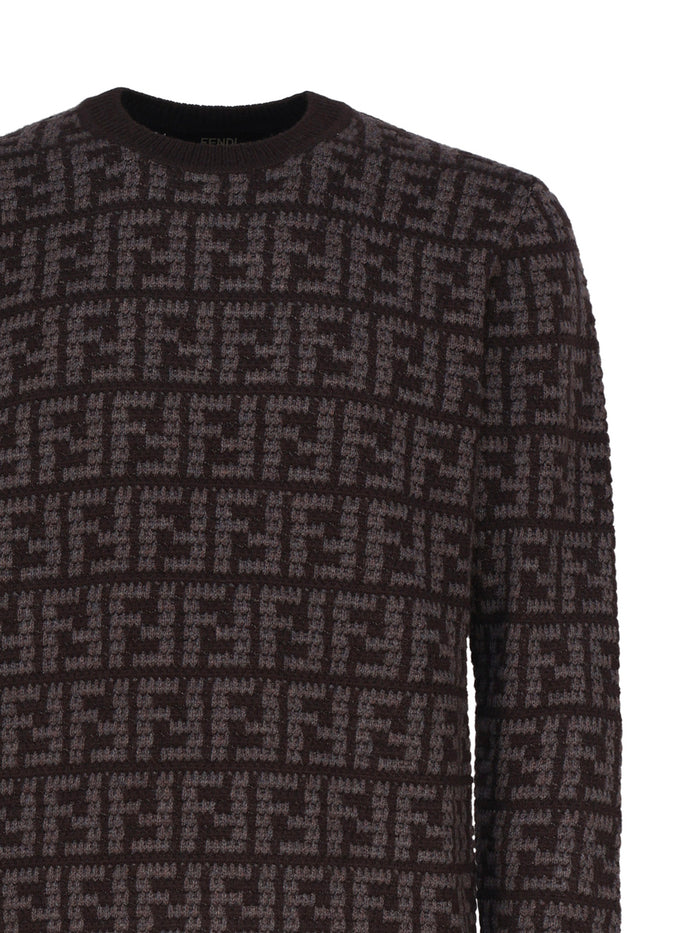 Fendi Sweaters Brown Cashmere