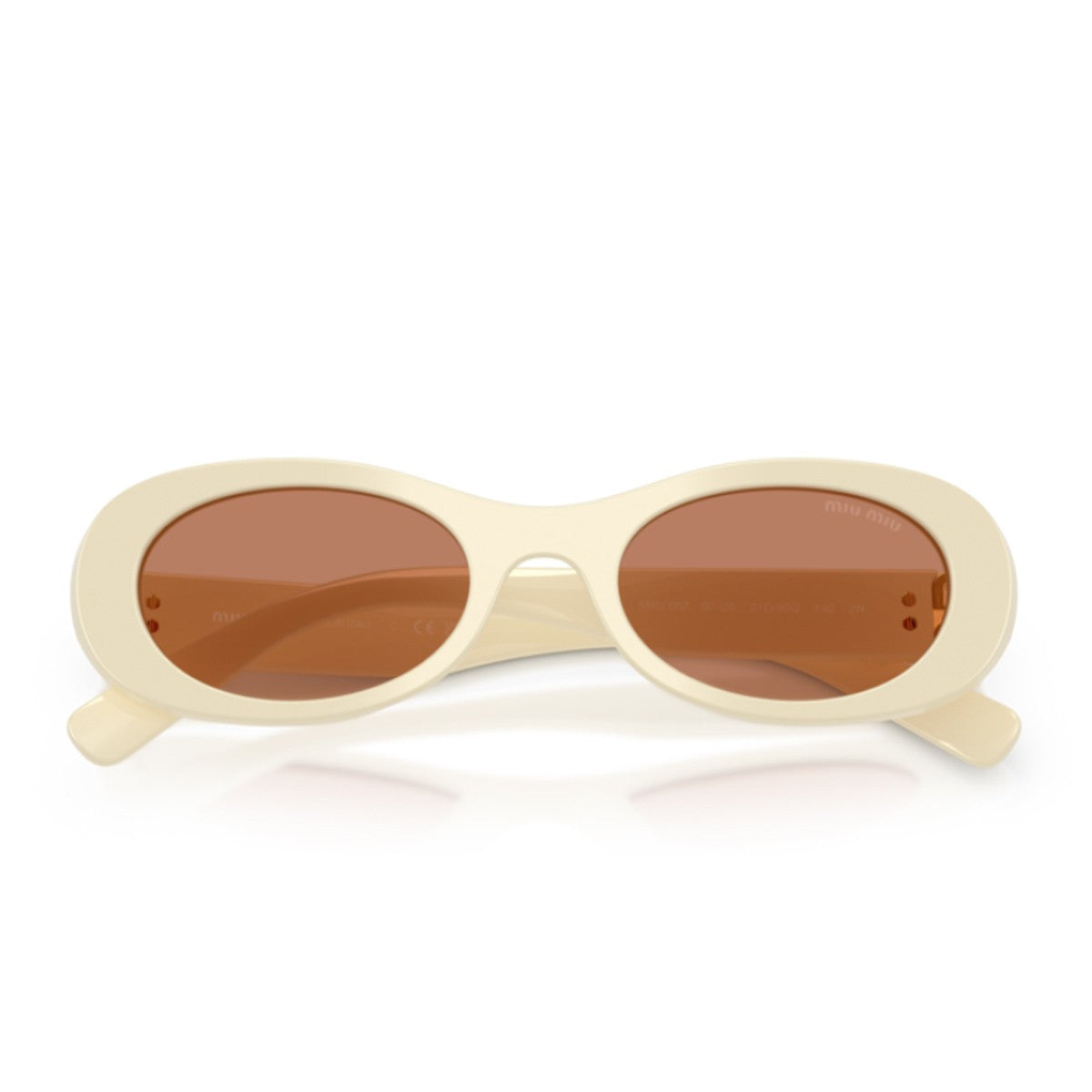 Miu 0mu 06zs White Acetato Sunglasses