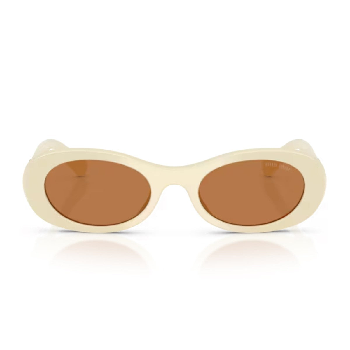 Miu 0mu 06zs White Acetato Sunglasses