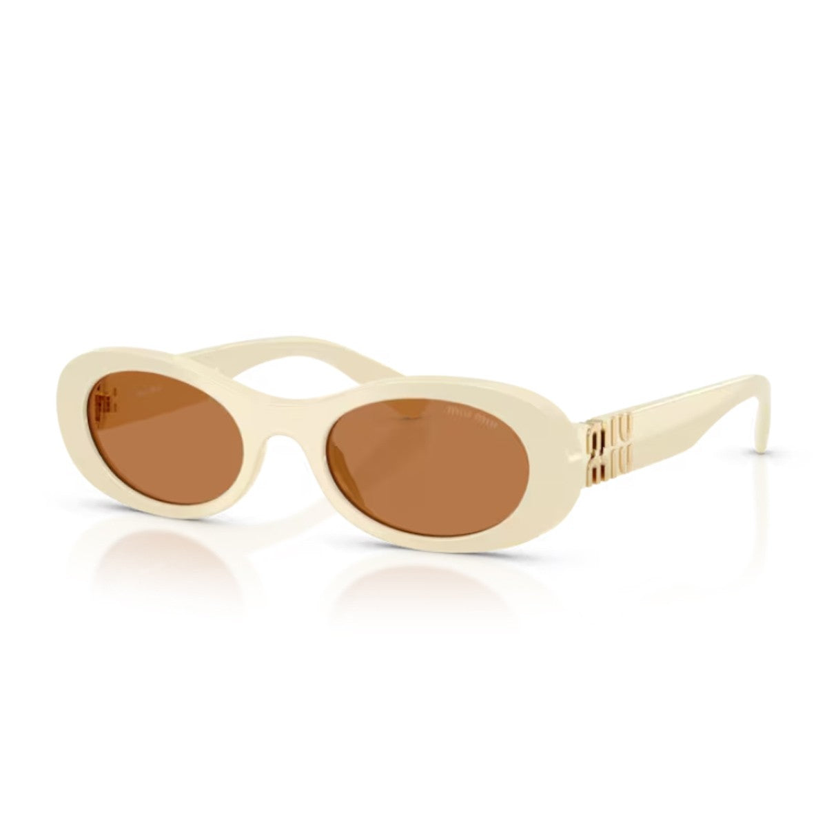 Miu 0mu 06zs White Acetato Sunglasses