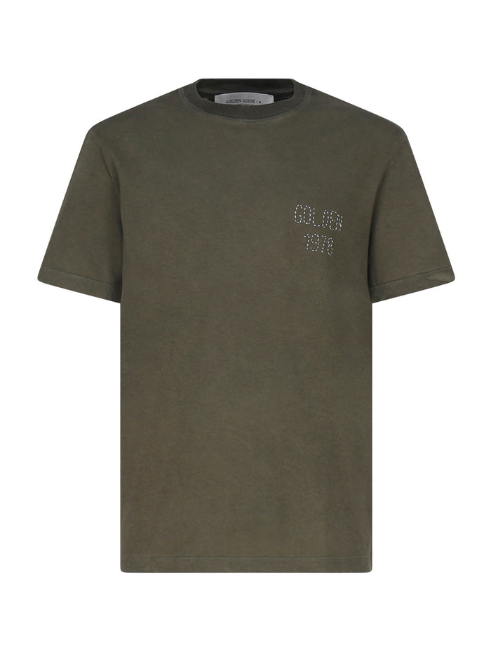 Golden Goose T-Shirts And Polos Green Cotton