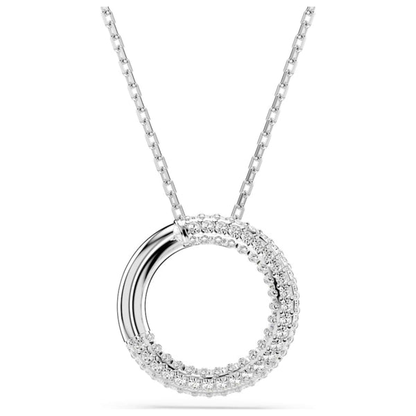 Preloved - Swarovski Womens Dextera White Crystal Necklace 5692737 One Color Necklaces & Pendants