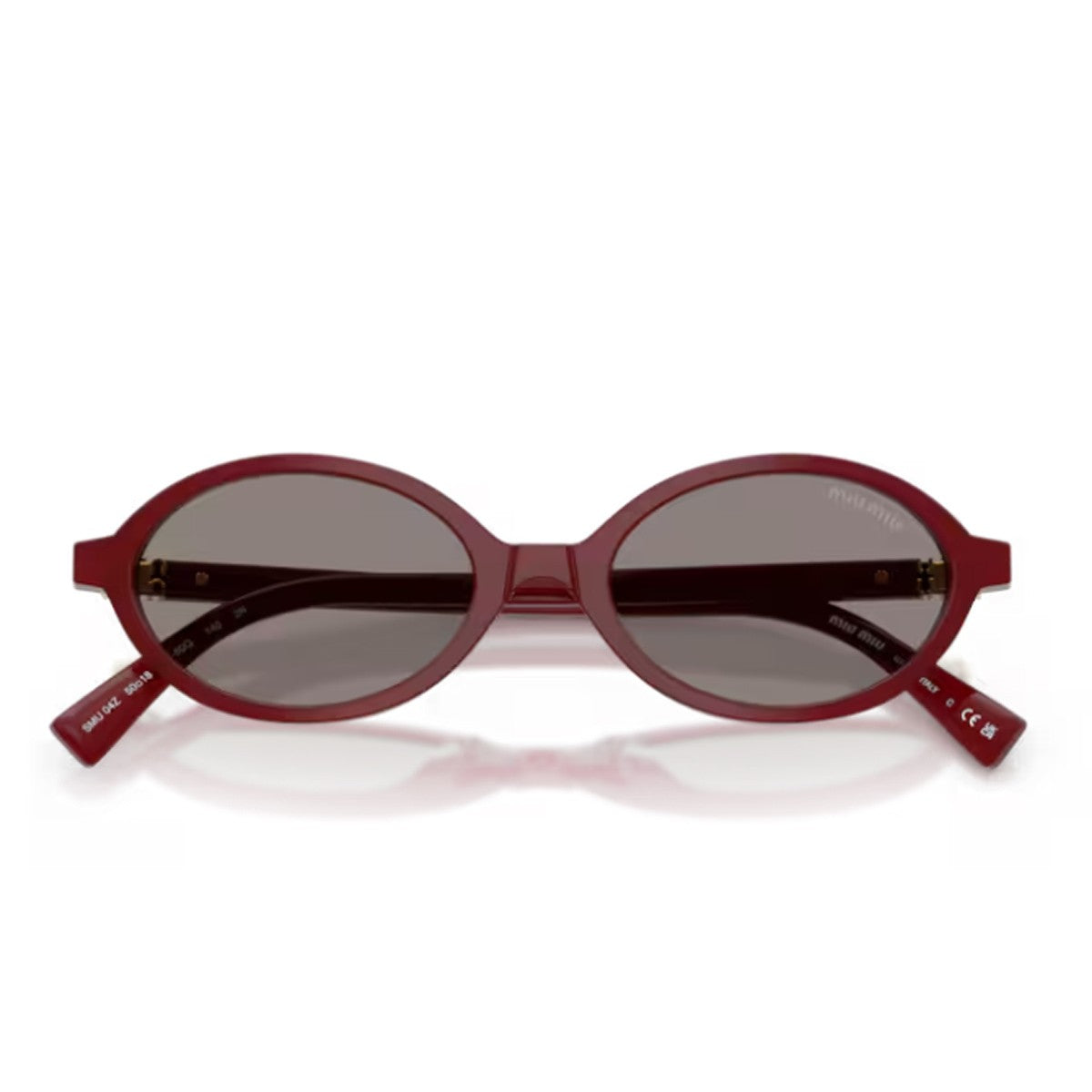 Miu 0mu 04zs Burgundy Acetato Sunglasses