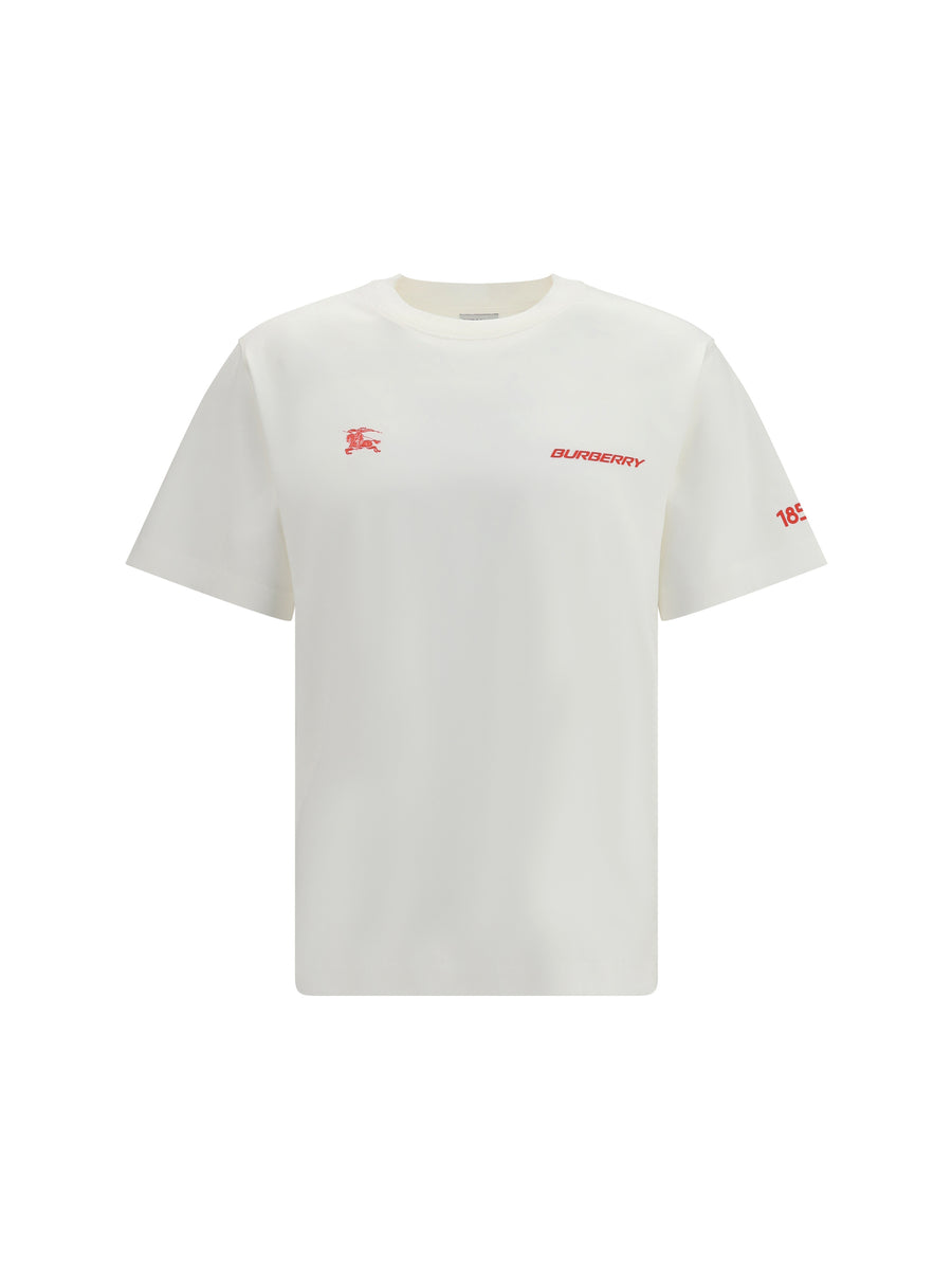 Cotton Map T-Shirt Chalk T-shirts