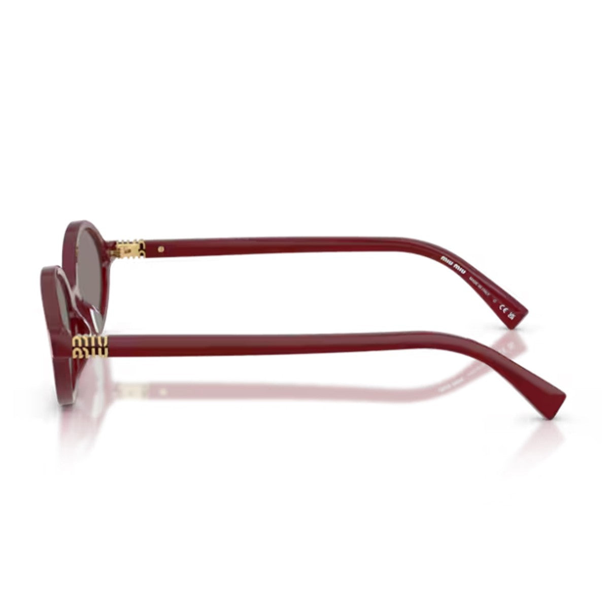 Miu 0mu 04zs Burgundy Acetato Sunglasses