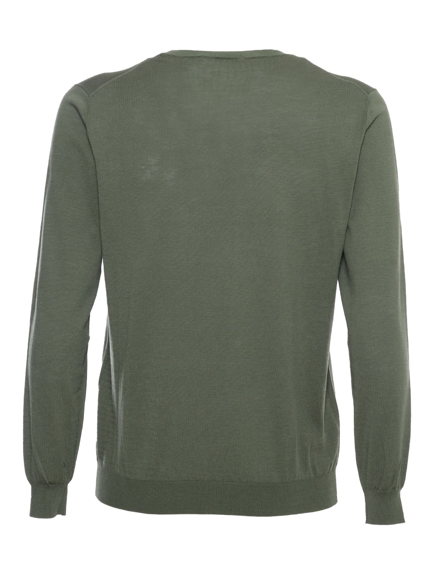 Sage green sweater Silk Cotton Crewneck