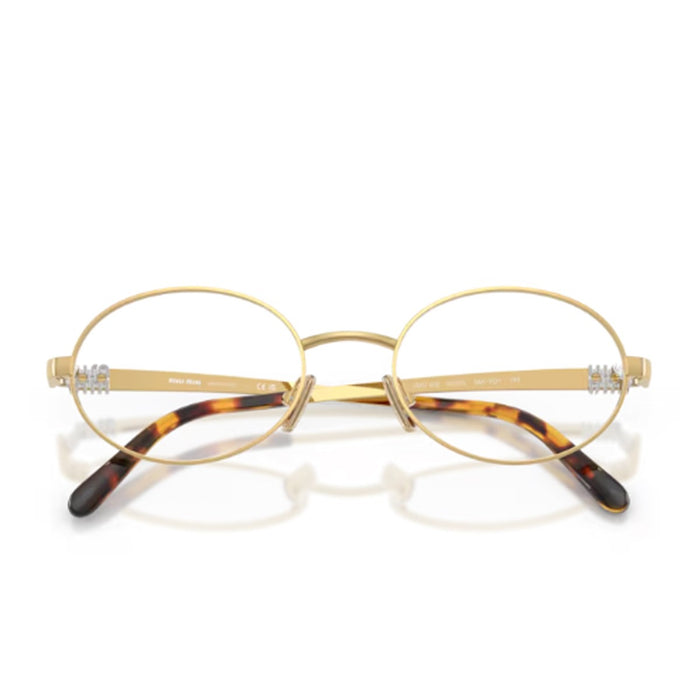 Miu 0mu 50zv Gold Metallo Optical Frames