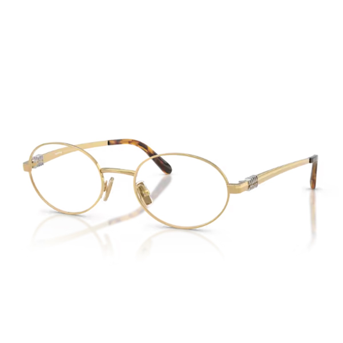 Miu 0mu 50zv Gold Metallo Optical Frames