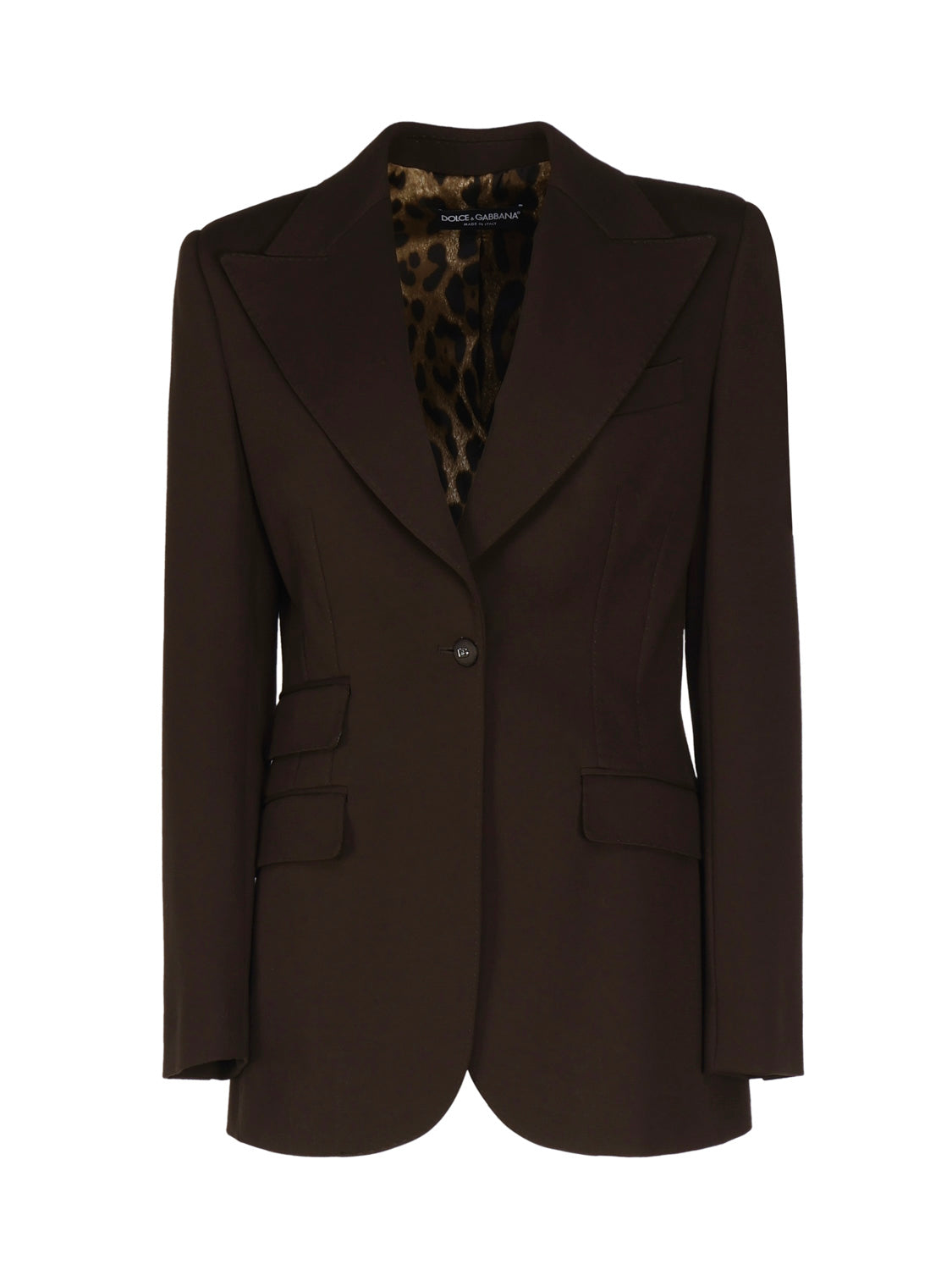 Dolce & Gabbana Jackets Brown Viscose