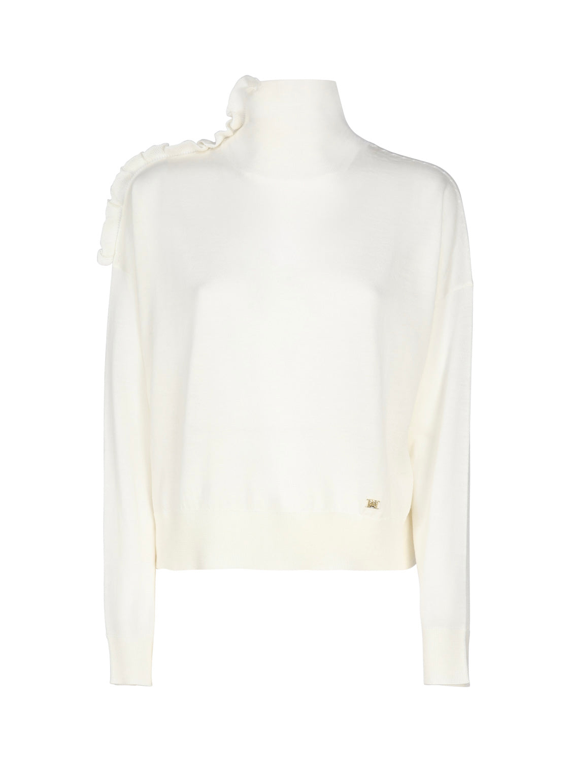 Pinko Sweaters White Wool