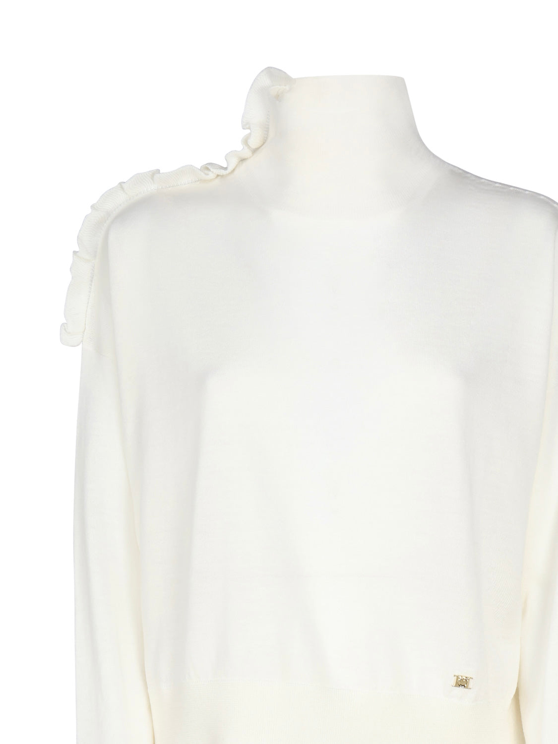 Pinko Sweaters White Wool