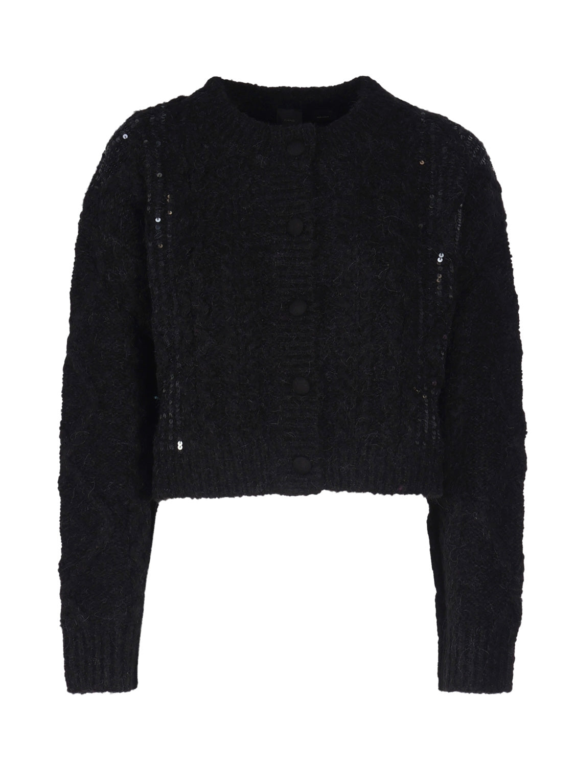 Pinko Sweaters Black Wool