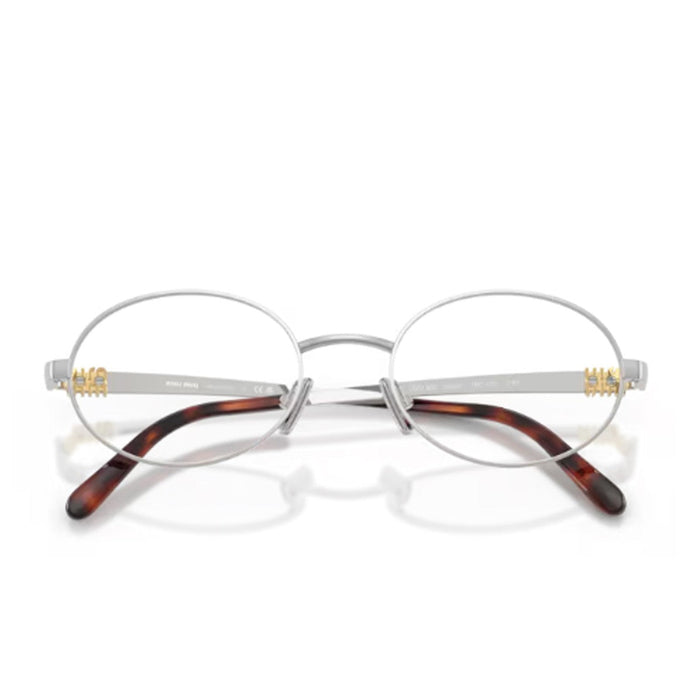 Miu 0mu 50zv Silver Metallo Optical Frames