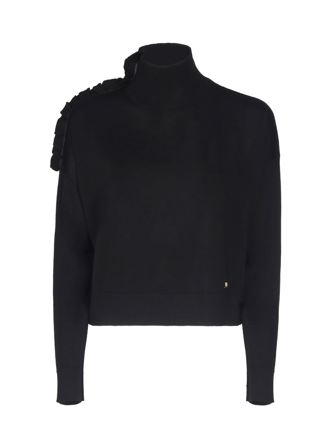 Pinko Sweaters Black Wool Virgin