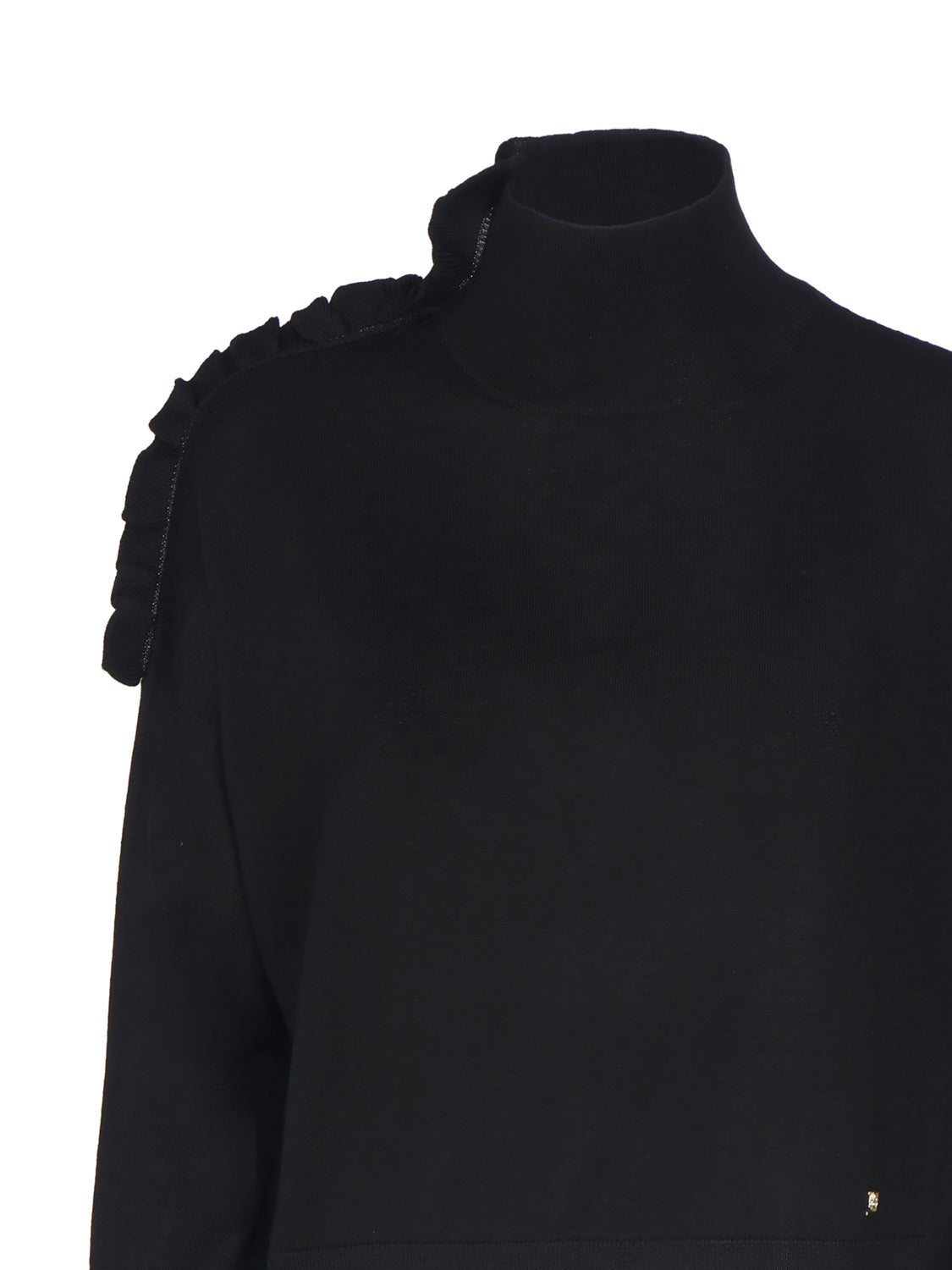 Pinko Sweaters Black Wool Virgin