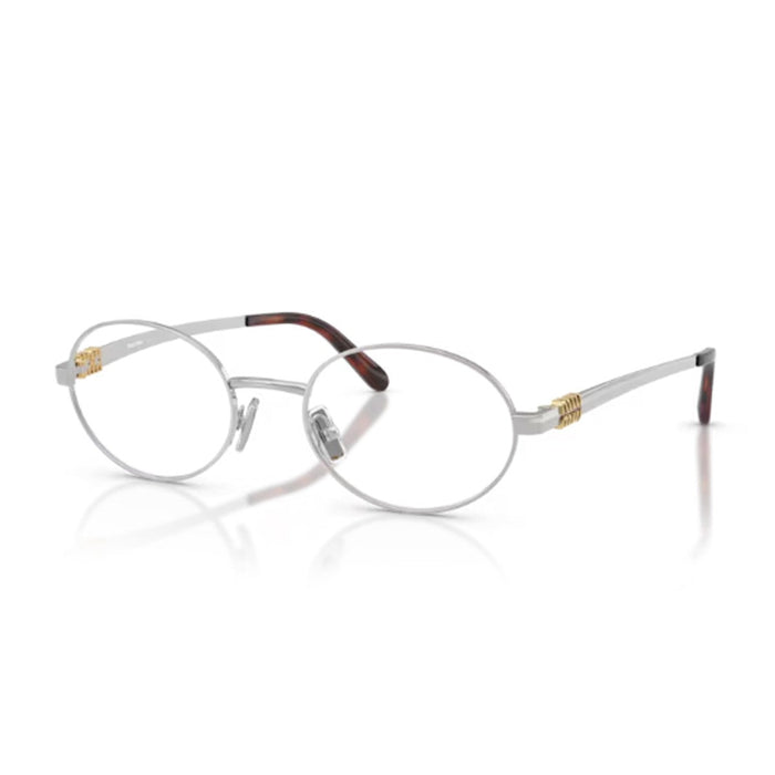 Miu 0mu 50zv Silver Metallo Optical Frames