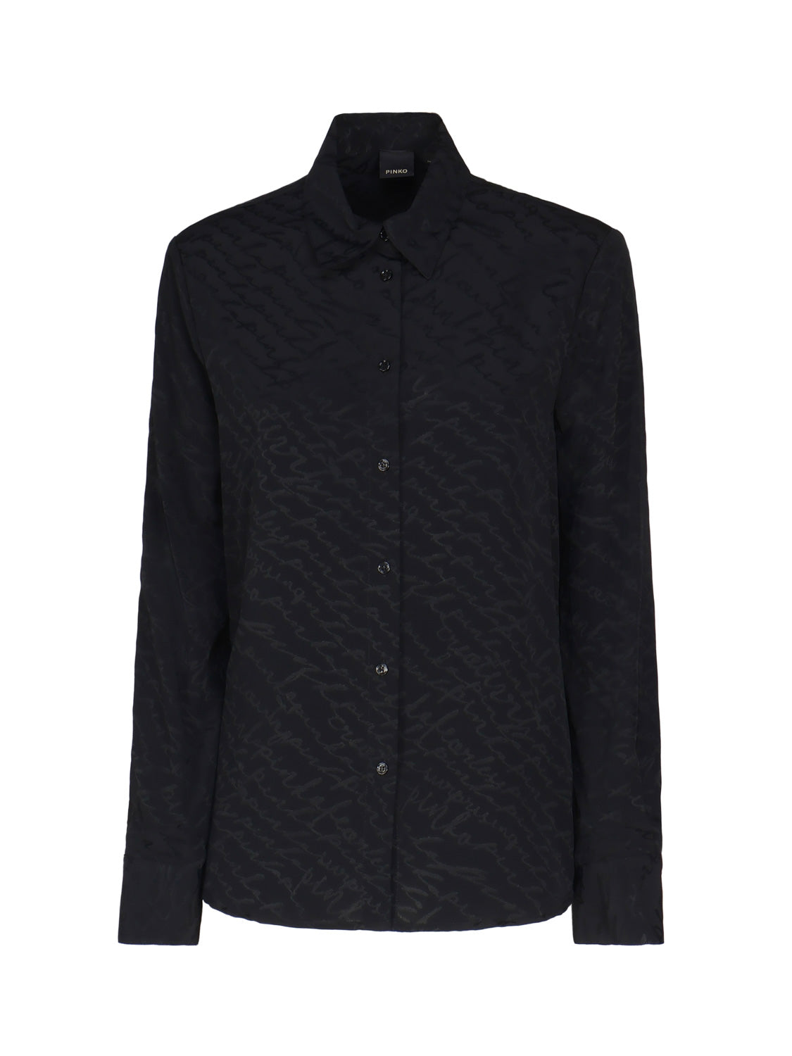 Pinko Shirts Black Acetate