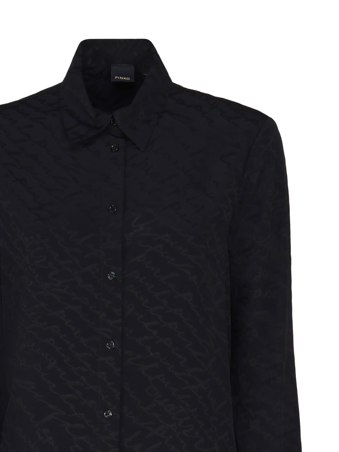 Pinko Shirts Black Acetate